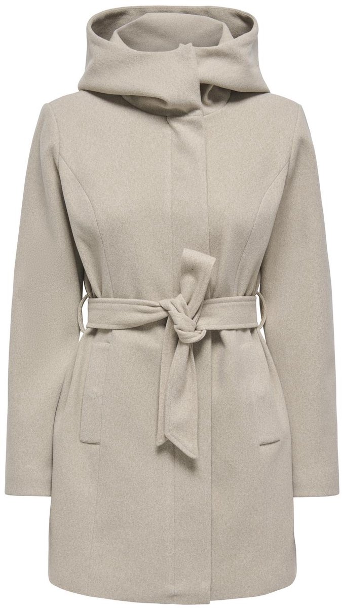 JDY - JDYVIOLA LIFE HOOD BELT COAT OTW HAB - Dames - Gewatteerde jassen