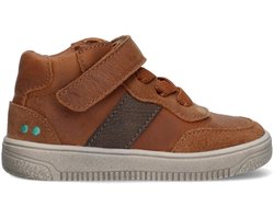 BunniesJR 225653-414 Jongens Hoge Sneakers - Bruin - Leer - Veters