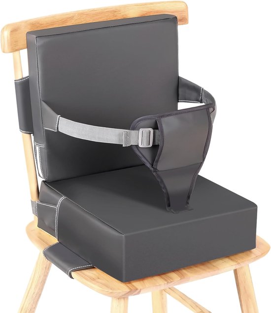 Lexium Stoelverhoger voor Eetkamerstoel - Zitverhoger Peuter Eettafel - Kinderen - Booster Seat - Zitkussen Tafel - Zitverhoger Voor Kinderen & Volwassenen - Stoelverhogers Voor Eettafel - Memory Foam Verhoogkussen - Ergonomisch Comfort