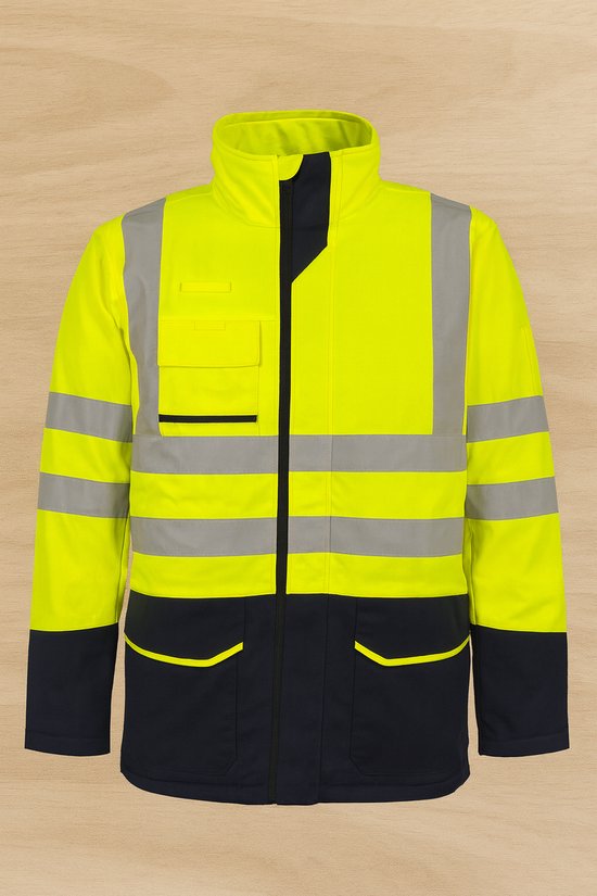 Veste de travail haute visibilité Sioen « Nash » XL Jaune/Bleu