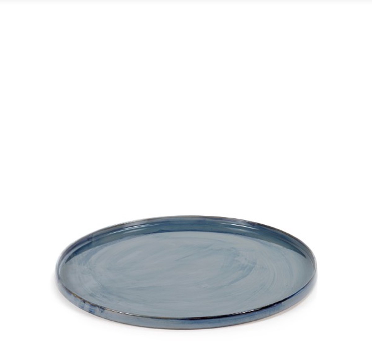 Serax Anita Le Grelle Terres De Rêves ronde schaal / dienblad D36cm Hoogte 1.5cm blue