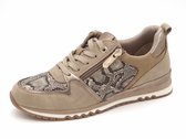 Marco Tozzi Dames Sneaker - 23740-344 Beige/Print - Maat 38
