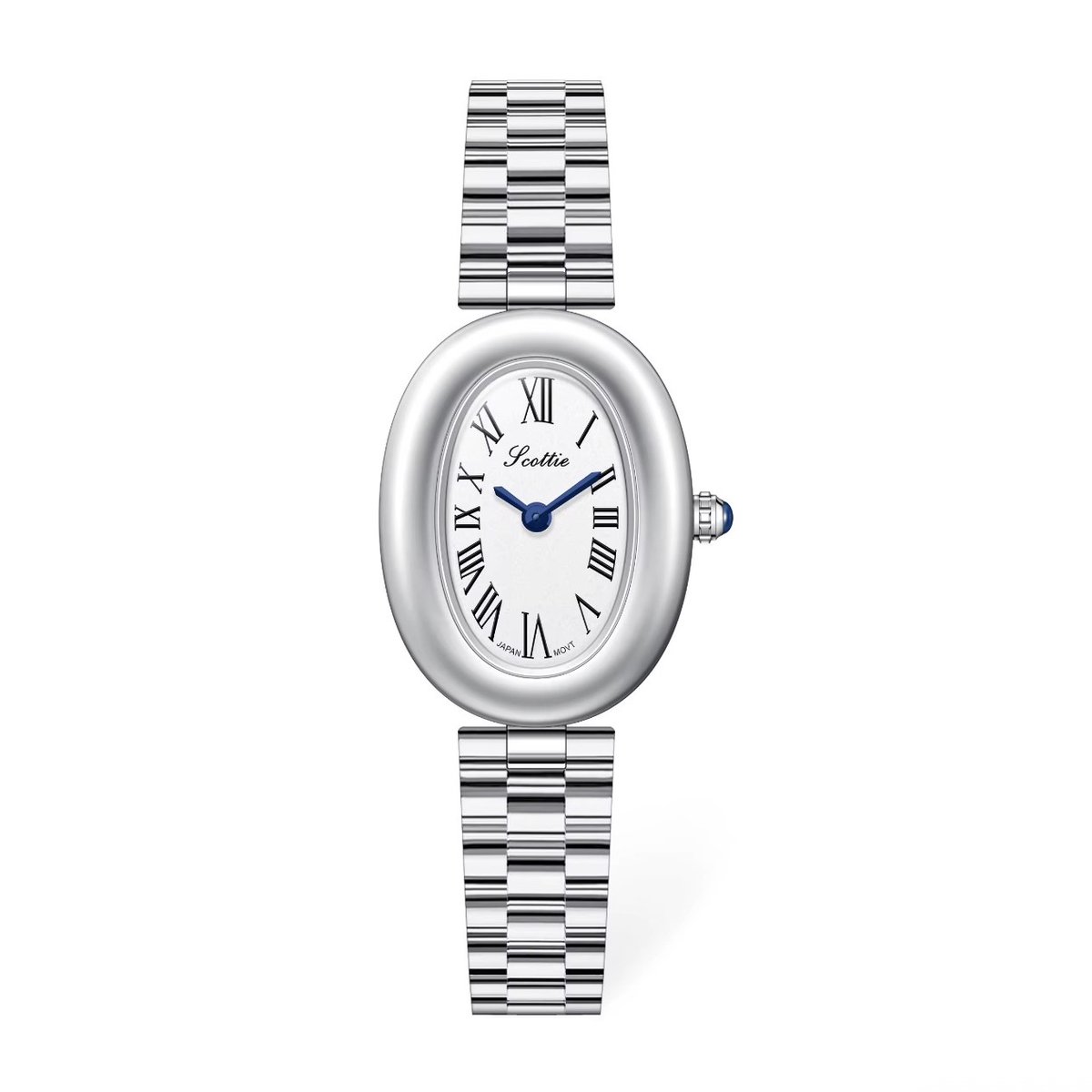 Scottie Ovaal Dames Horloge Zilverkleurig | Dames Horloges | Trendy Dames Horloges | Horloges |