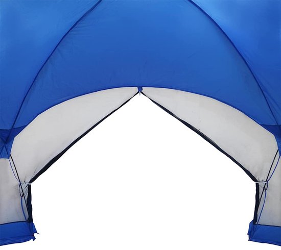 vidaXL - Camping - Muggennet - met - Deuren - Blauw - 10-Persoons - Waterproof van Vidaxl — afbeelding 5