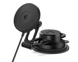 Spigen Onetap Pro 4 Magsafe Autolader, Zwart - Draadloos / Dashboard / Voorruit