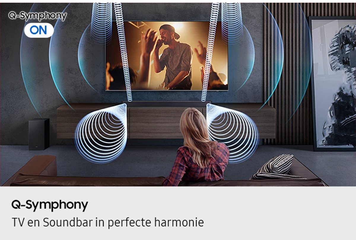 Afbeelding 3 van Samsung Cinematic Soundbar HW-Q600F 2025 - Zwart