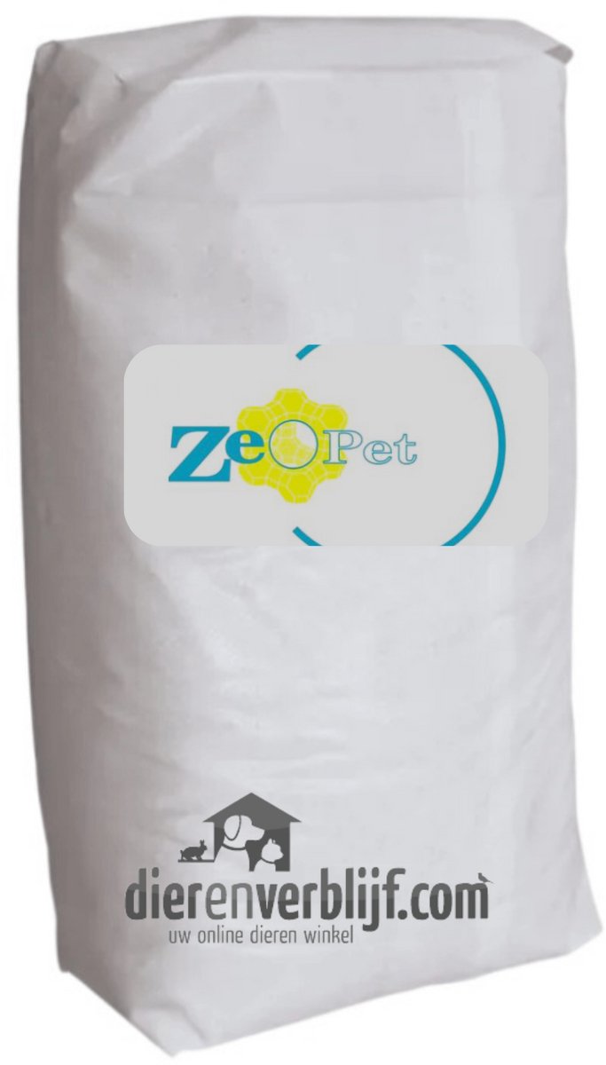 Zeopet Zeolite – Zeoliet – bodembedekking – vogel – kip – 20kg – 1,0-2,5 mm fijn – 100% biologisch – duurzaam – absorbeert ammoniak – bodembedekker – duif – kwaliteit – minder geur en vocht – vermindert vliegen en parasieten – geur neutraliserend