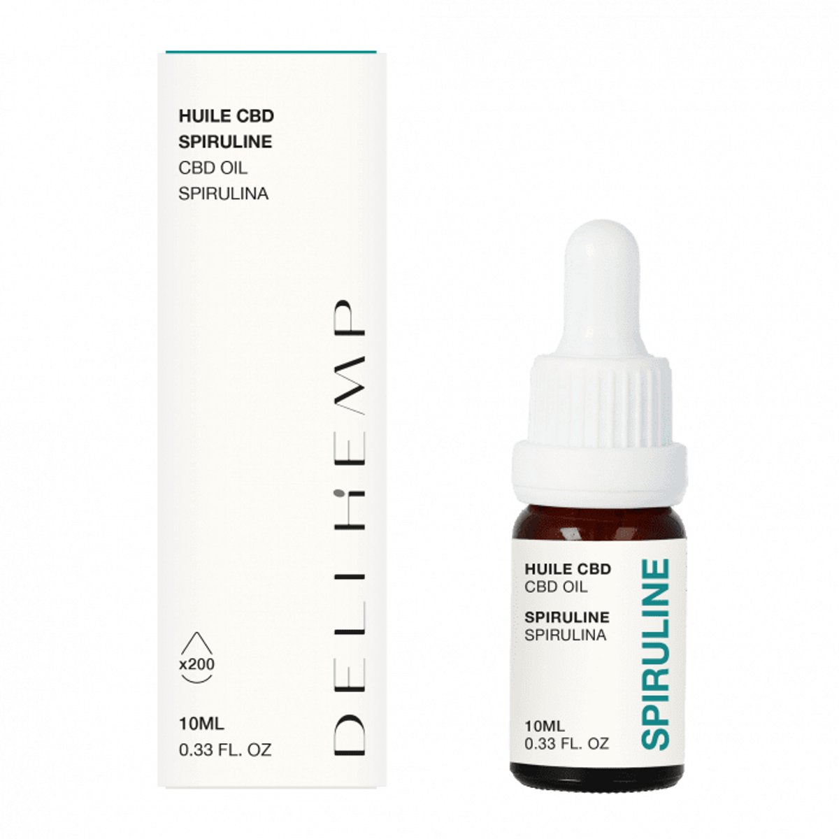 CBD Olie met Spirulina – Biologisch & Full Spectrum Cannactiva 5mg. (10ml)