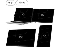 Screenmate® Infinity Lite Portable Monitor 15,6” - Draagbare Monitor - Extra Scherm Laptop - Draagbaar Beeldscherm - Zwart
