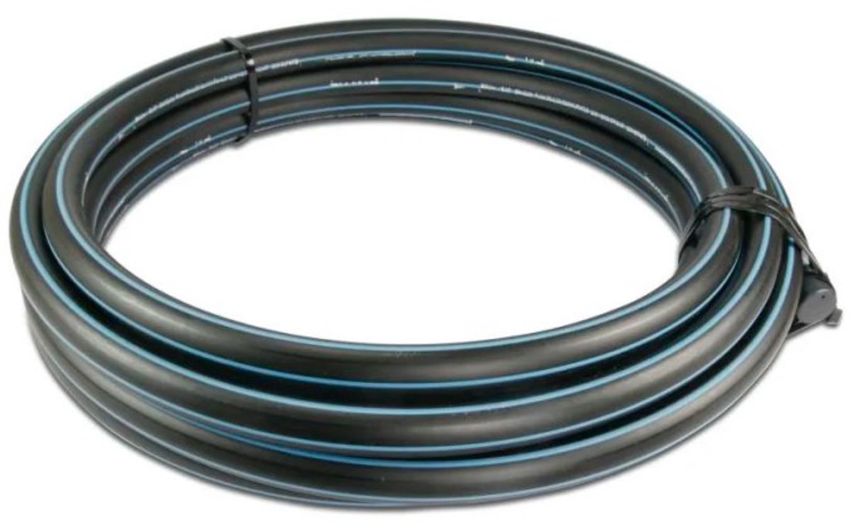 PE80 Waterleiding Buis 25mm, 1m, PE Buis