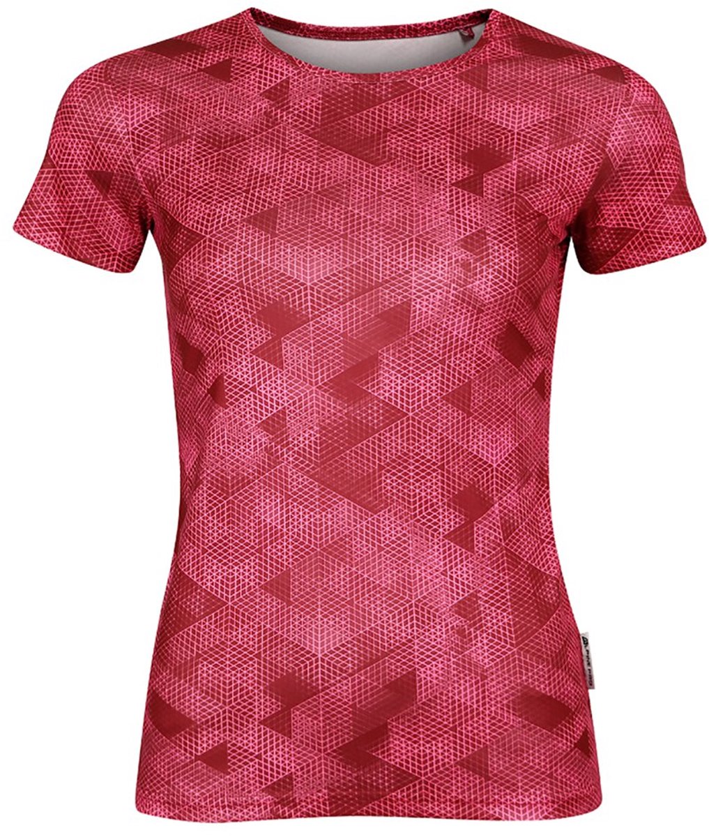 Alpine Pro Quatra T-shirt Met Korte Mouwen Vrouw Pomegranate Varianta Pa