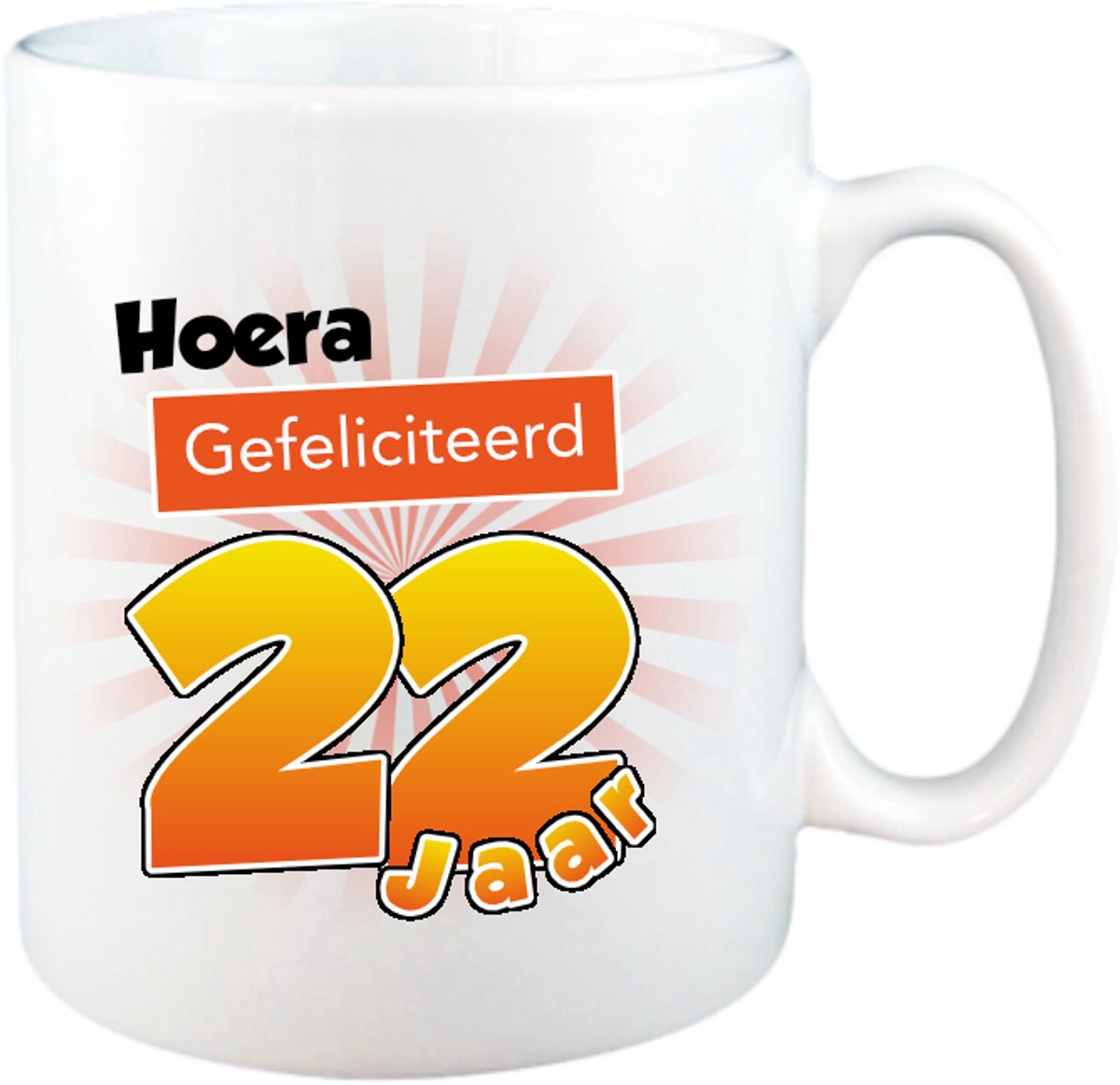 Mok 22 Jaar - Verjaardagscadeau 22 Jaar