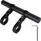 UPANBIKE Bike Stuur Extender Aluminium Beugel Extension voor Fiets Snelheidsmeter Mount Koplamp Zaklamp Lamp Houder (Blauw 10 cm Enkele klem