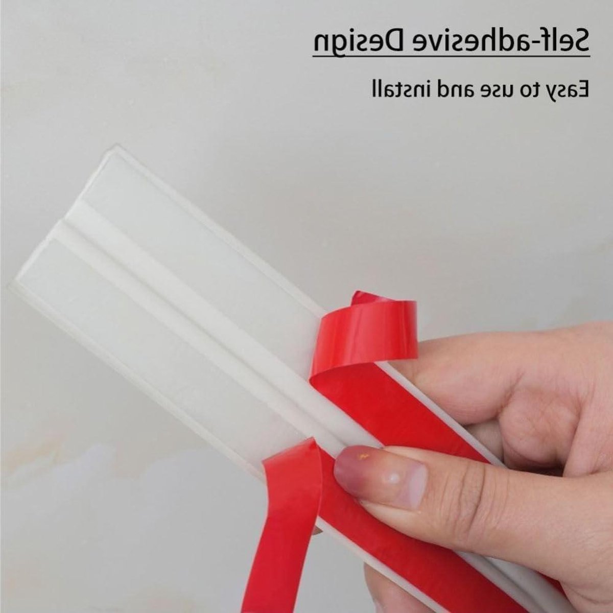 3 meter zwarte flexibele rand trim voor tegelvloer badkamer deurframe werkbladen, zelfklevende binnenkant buitenkant hoek overgangsstrip, kit molding