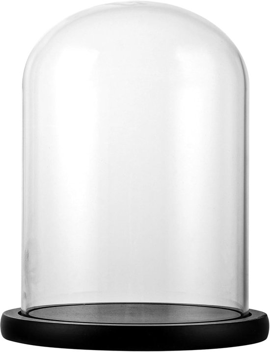 LDHHYH Transparante glas koepel met houten bodem, decoratieve glas stolp, glazen kap, poppenbel, tafelsieraden LDHHYH Transparante glas koepel met houten bodem, decoratieve glas stolp, glazen kap, poppenbel, tafelsieraden