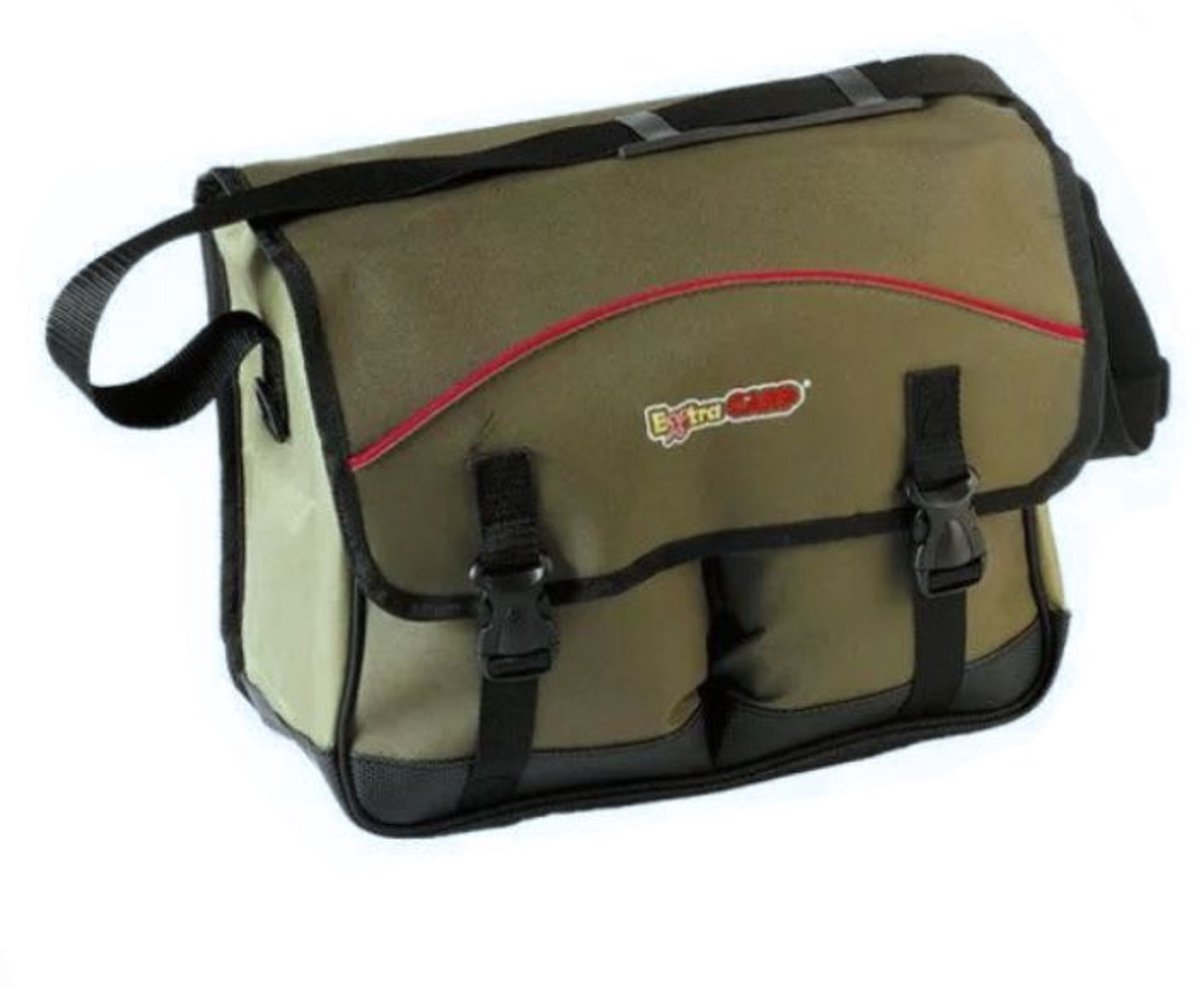 EXC Vistas 4034 - Donkergroen - 37x15x30cm - Schoudertas - Vistas met schouderband - Tas voor Vissen