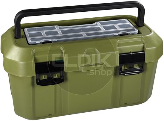 Étui de pêche E- Tools | 499 x 279 x 254 mm | Vert