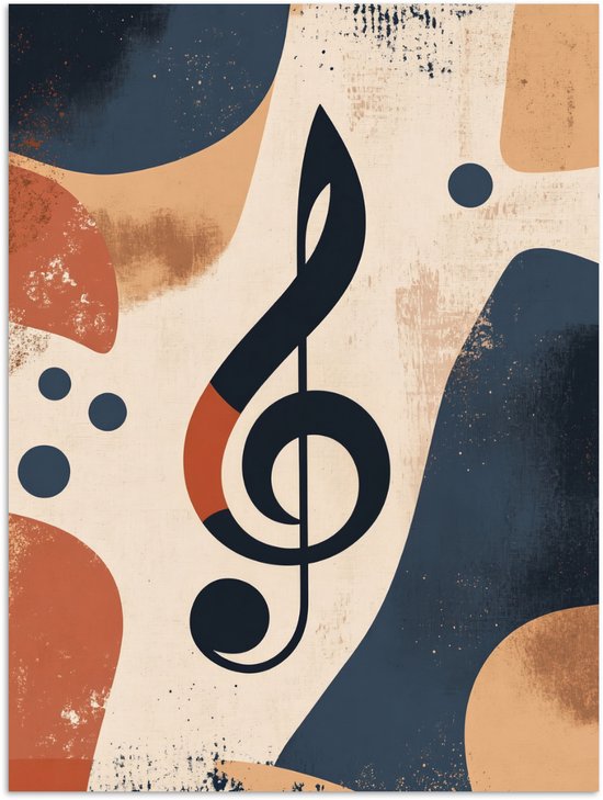 sechars Muziek Quotes Wall Art Vintage Muziek Notes Posters Schilderen Succes Motivatie Canvas Prints voor Klaslokaal Home Office Pub Slaapkamer Decor Ingelijst Klaar om op te hangen 24x36