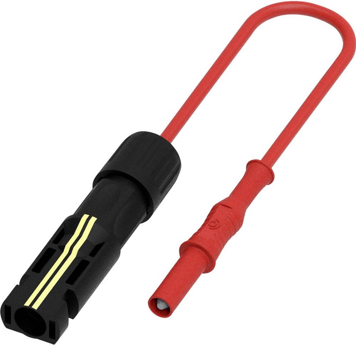 Electro PJP PVM2317-CD1-100R Meetsnoer 1 m Rood, Zwart 1 stuk(s)