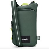 Pacsafe GO Tech Crossbody tas - 0.2L - RFID - Anti-diefstal - Festivaltas - Reistas - Groen
