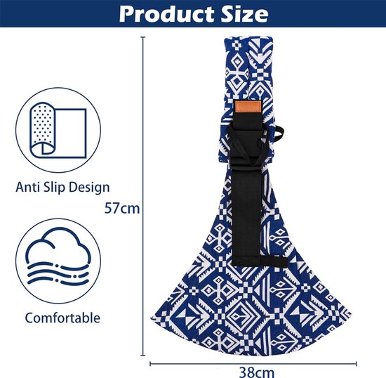 Draagzak - Draagdoek - Draagzakken - Voordrager - Draagbare Draagzak - Heupdrager - Ademend & Veilig - Baby Draagzak - Peuter - Chouderdrager - Kinder - Verstelbare Ergonomische Draagzak Voor Peuters - Blauw