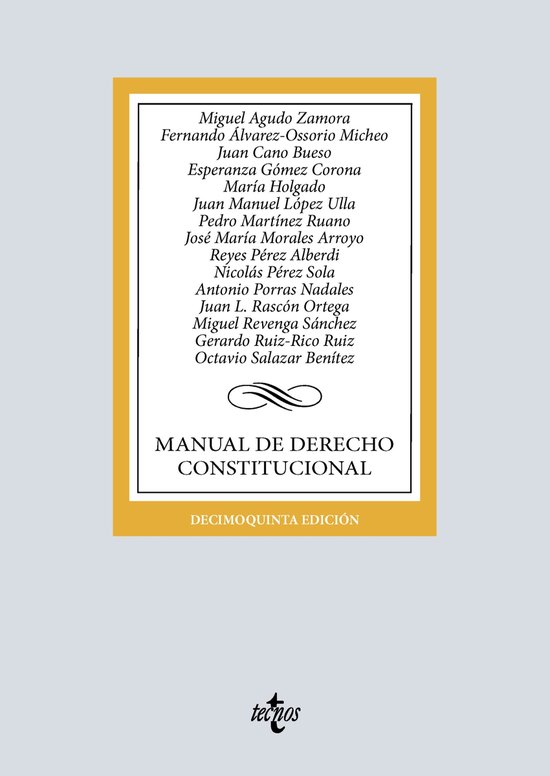 Derecho - Biblioteca Universitaria de Editorial Tecnos - Man ... - cover