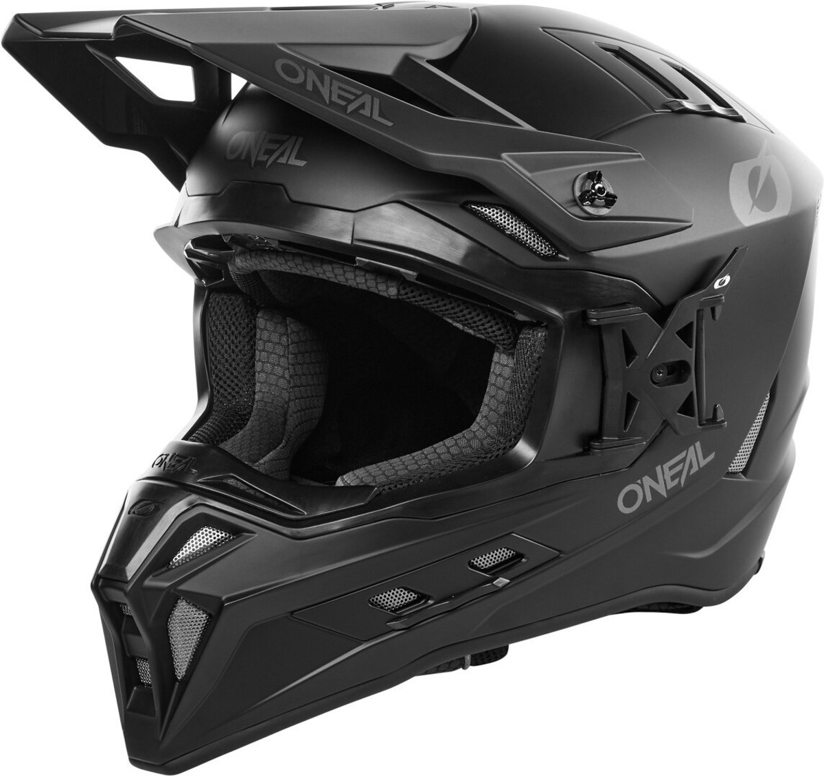 Oneal Ex-srs Solid Offroadhelm Zwart L