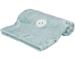 Kattendeken Trixie - Hypoallergeen Pluche Saliegroen - 70x50 cm