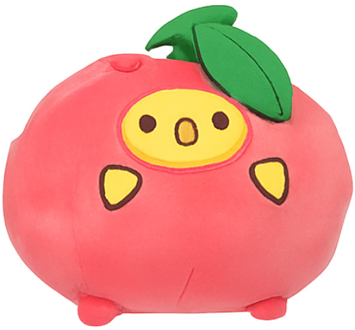 Piu Piu met Aardbei Outfit Molang Pluche Knuffel 20 cm - Speelgoed Knuffels voor Kinderen Jongens Meisjes - Piu Piu, Pinco, Molang Plush Toy - Kuiken Kip Eend Konijn Haas Pasen Paasfeest Paas cadeau