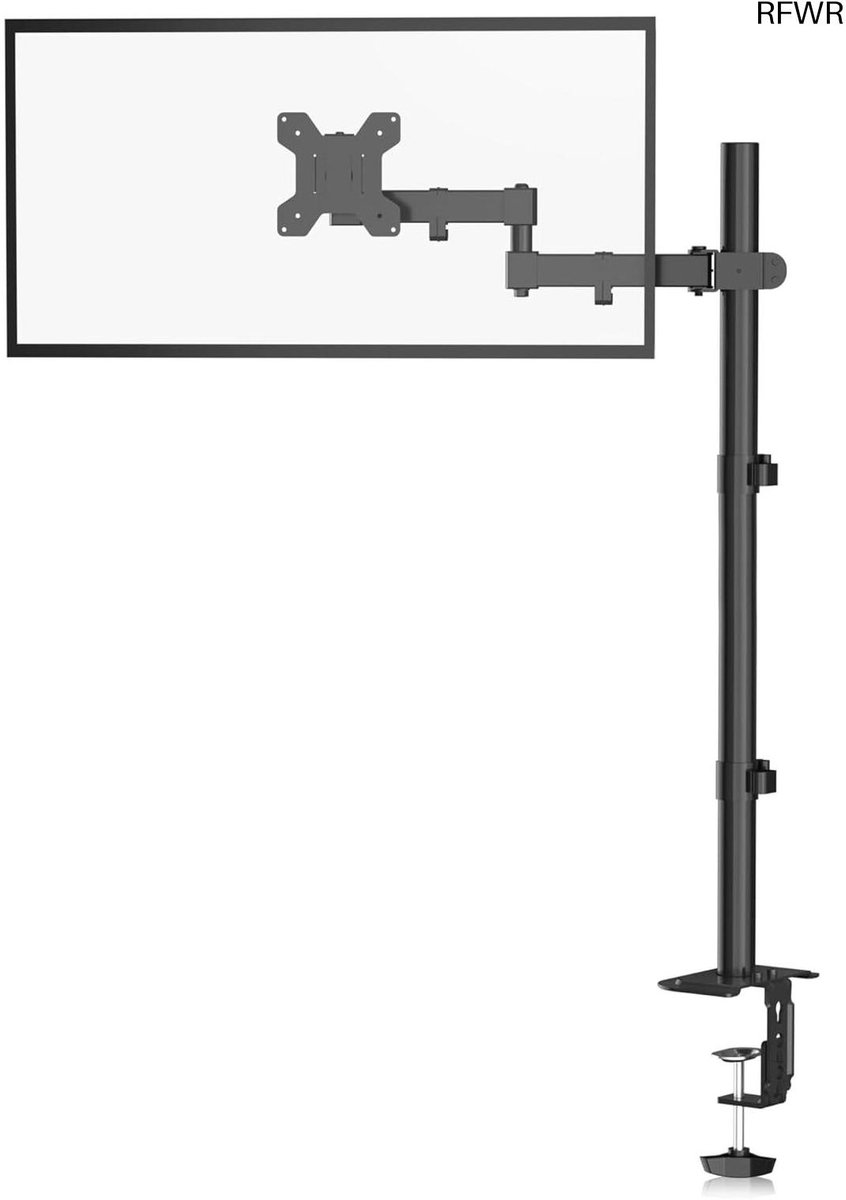 RFWR® Verstelbare Hoogte Monitorarm voor 13-32 inch Monitoren - VESA 75x75 & 100x100