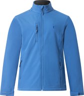 Gentlemen - heren softshell jasje - winddicht - waterafstotend - blauw - maat XL