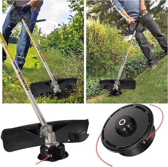 Maaikop - Geschikt voor Komatsu Husqvarna Stihl model grasmaaier universele accessoires onkruidkop bosmaaier - grastrimmerkop - nylon - Komatsu trimmerkop - Geschikt voor 2,4，2,6，3,0 mm grastouw van Merkloos	 — afbeelding 5