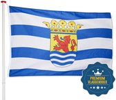 Zeeuwse vlag Zeeland 150x225cm - Premium Kwaliteit - Geschikt voor buiten