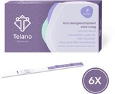 Telano Zwangerschapstest Extra Vroeg Premium 6 stuks Dipstick - Zwangerschapstesten 6 Dagen Eerder Extra Gevoelig Strip - Extra Brede Strip van 5mm