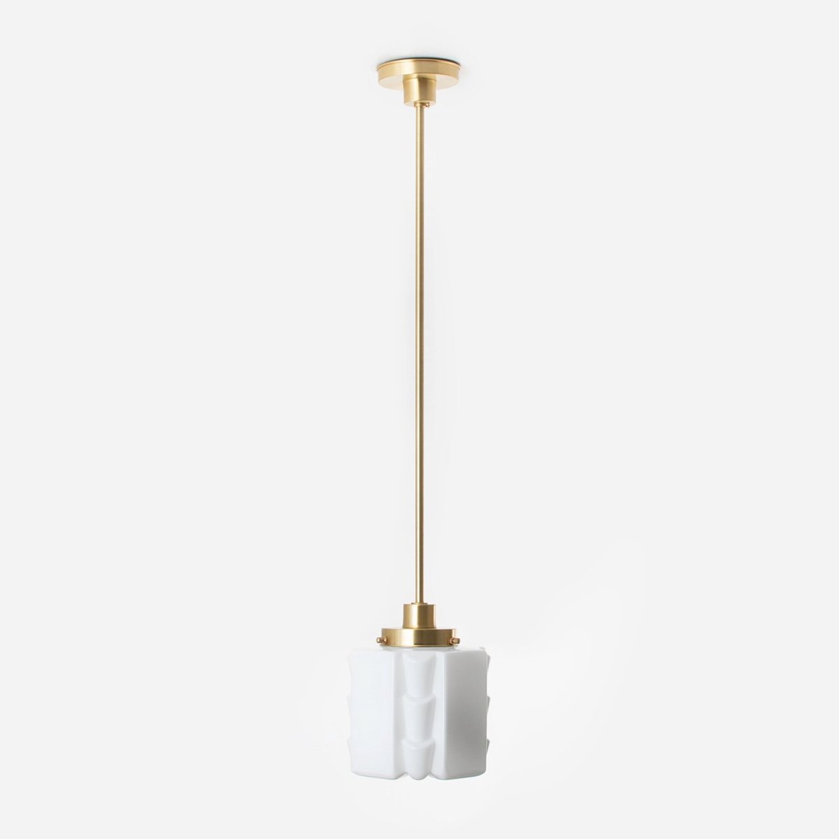 Hanglamp Expressionisme 20's Messing - Art Deco Trade