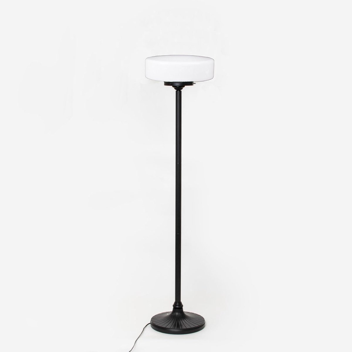Coloured by Art Vloerlamp Low Cilinder Ø 30 Moonlight - Art Deco Trade Zwart