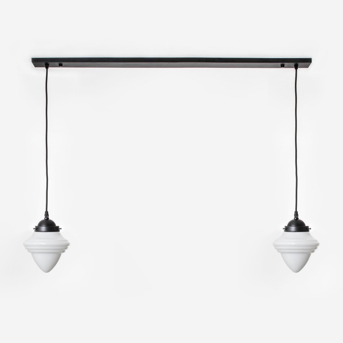 Coloured by Art 2 x Acorn Small lampen aan plafondbalk Moonlight - Art Deco Trade Wit