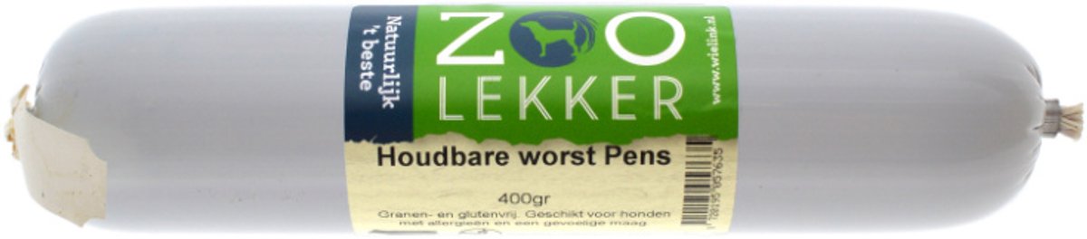 Zoolekker Houdbare Worst Pens 400 gram