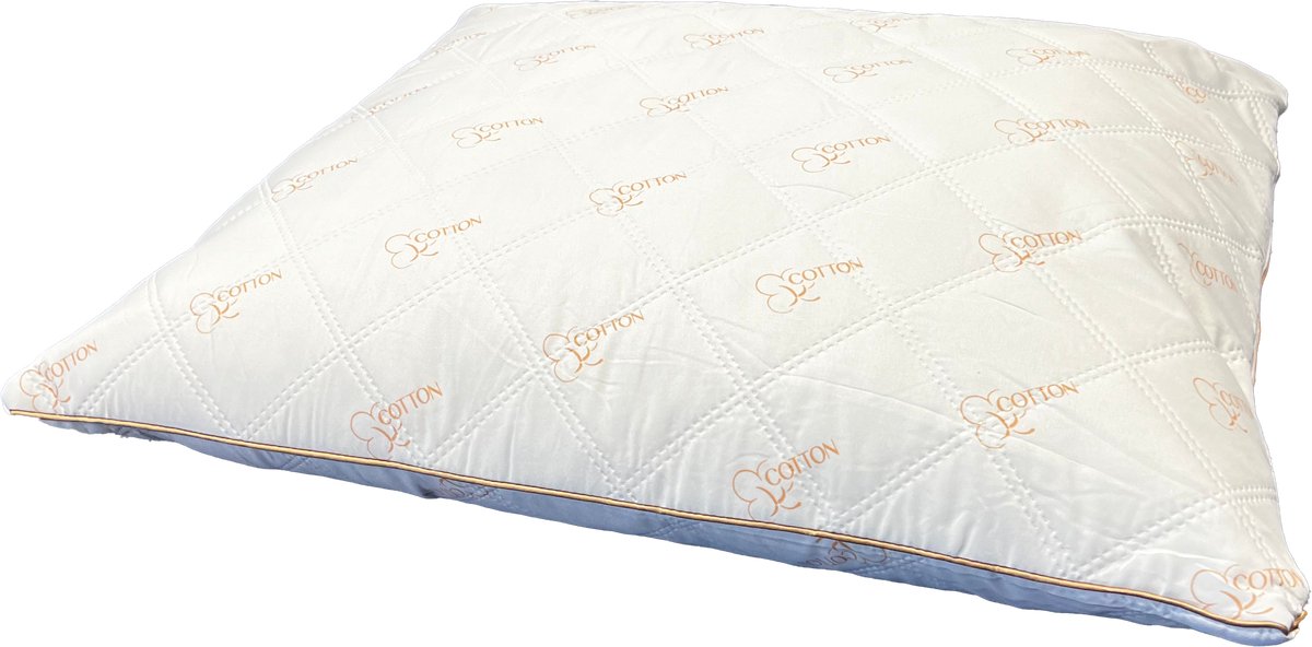 Cotton - Hoofdkussen - Lux Hoofdkussen - 60x70 cm - 100% Perkal