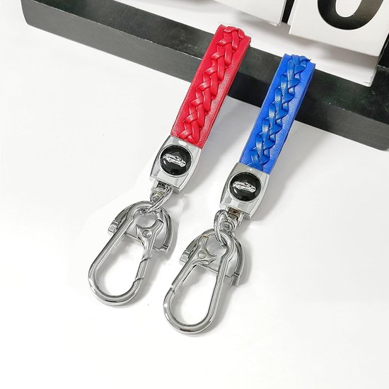 Deolven Auto Sleutelhanger, 2 Stuks Metalen Flessenopener Sleutelhanger, Zware Sleutelhangers voor Mannen en Vrouwen, Legering Sleutelhanger