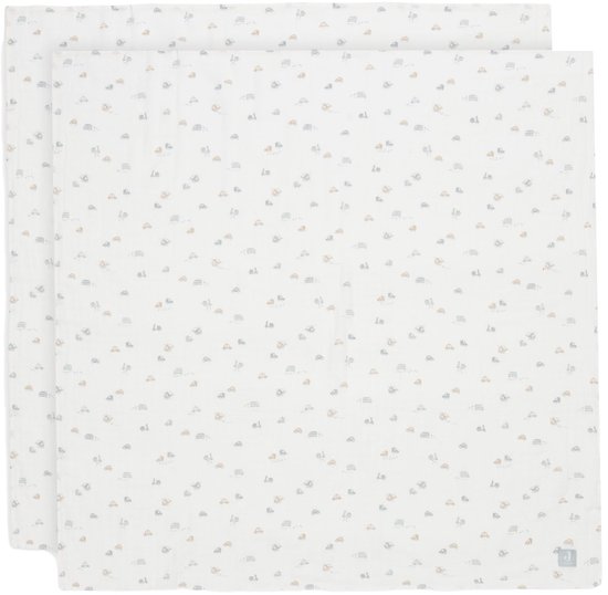Jollein - Hydrofiele Doek Large 115x115cm - Inbakerdoek - Zacht Katoen - 2 Stuks - On The Go van Jollein — afbeelding 5
