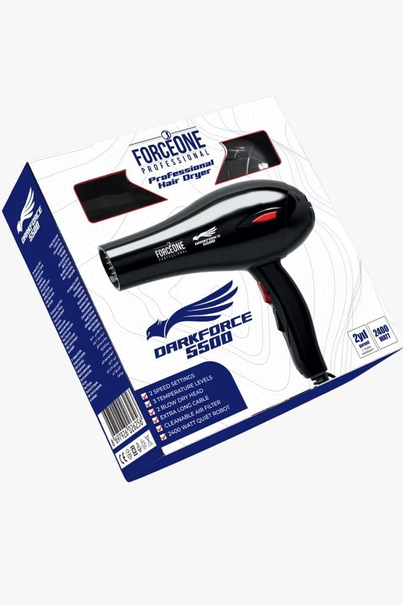 Forceone Professional - Hair Dryer - Fohn - Darkforce 5500