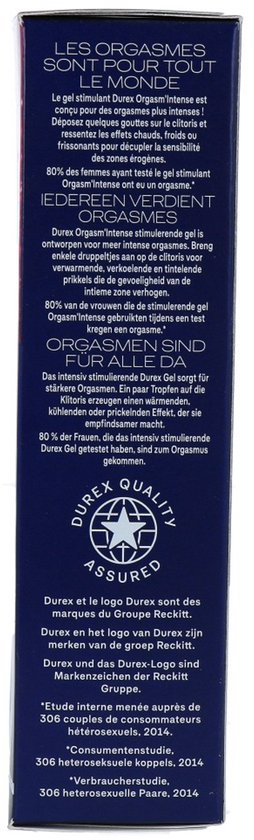 Durex - Intens Orgasme Gel - 10 ml - Stimulerende Gel, versterkt orgasme