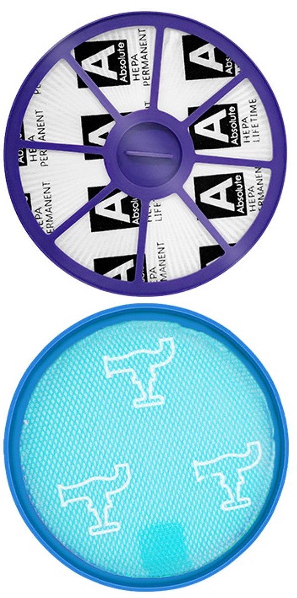 Replacements® filters (2 stuks) geschikt voor de Dyson DC19, DC20, DC21 en DC29