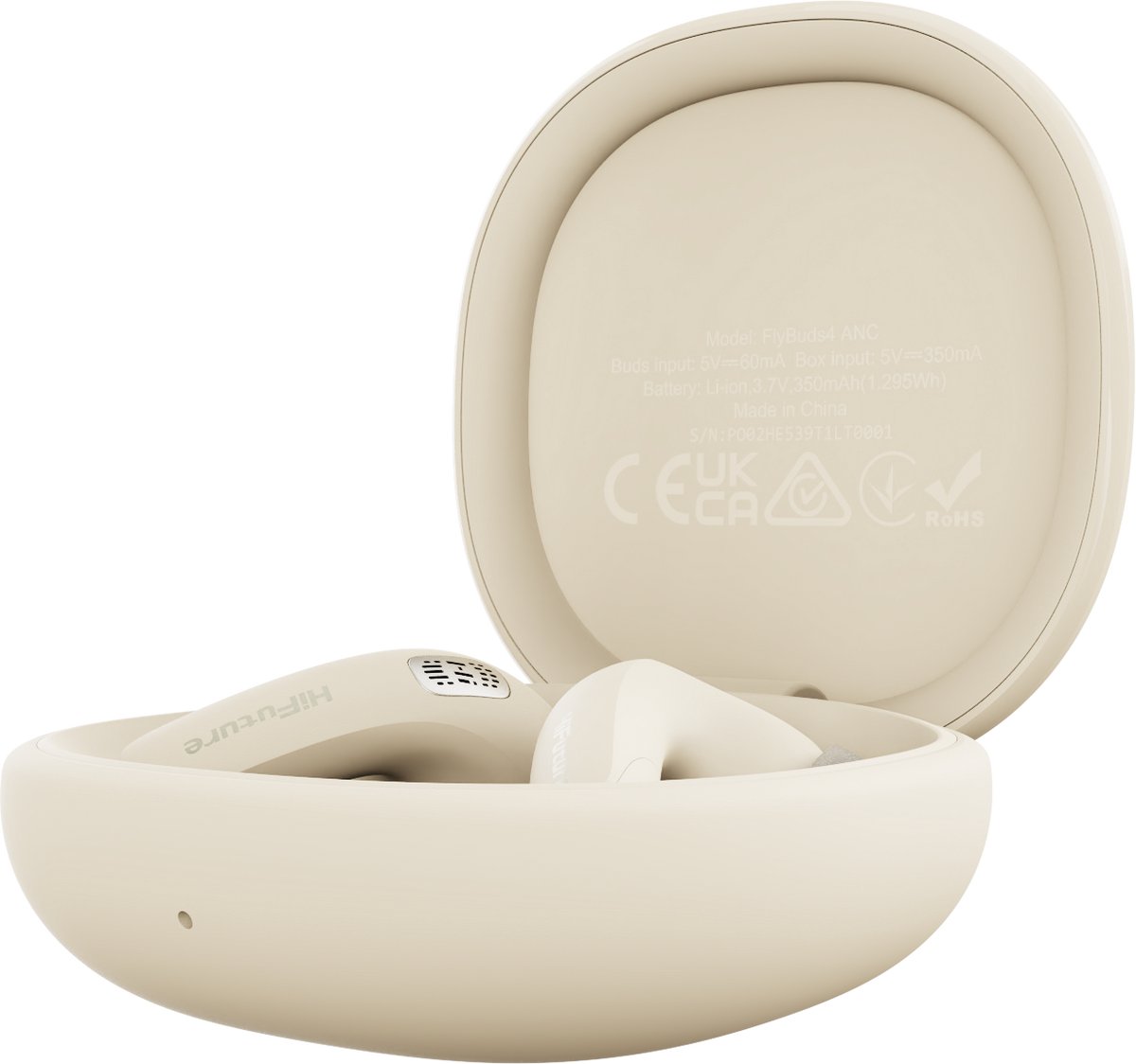Hifuture - Flybuds4 - In-Ear draadloze oordopjes - Latte