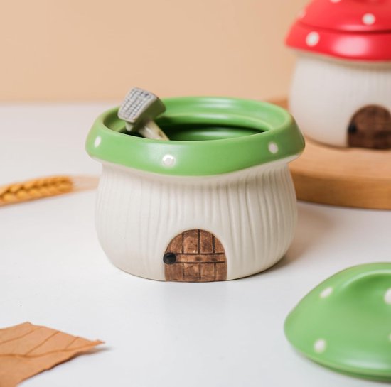 Porseleinen Suikerpot Met Deksel, Suikerpot Van Het Engelse Koningshuis Rozensuikerpot Keramiek Voor Koffieserviesset