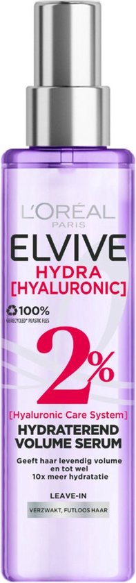 L’Oréal Paris Elvive Hydra Hyaluronic Leave-in Spray - Hydraterend Met Hyaluronzuur - 150ml