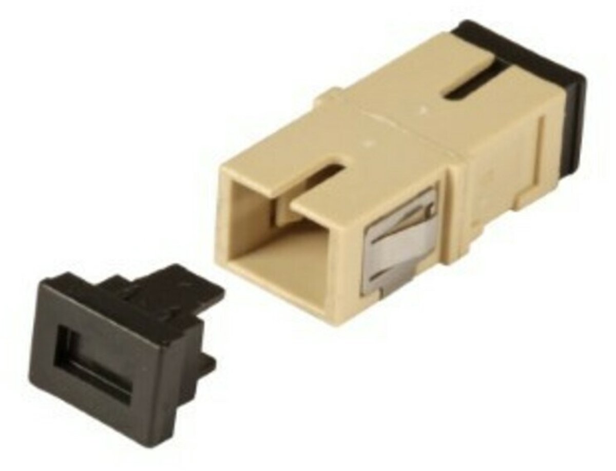 Danicom Multimode keystone koppeling SC-SC simplex beige