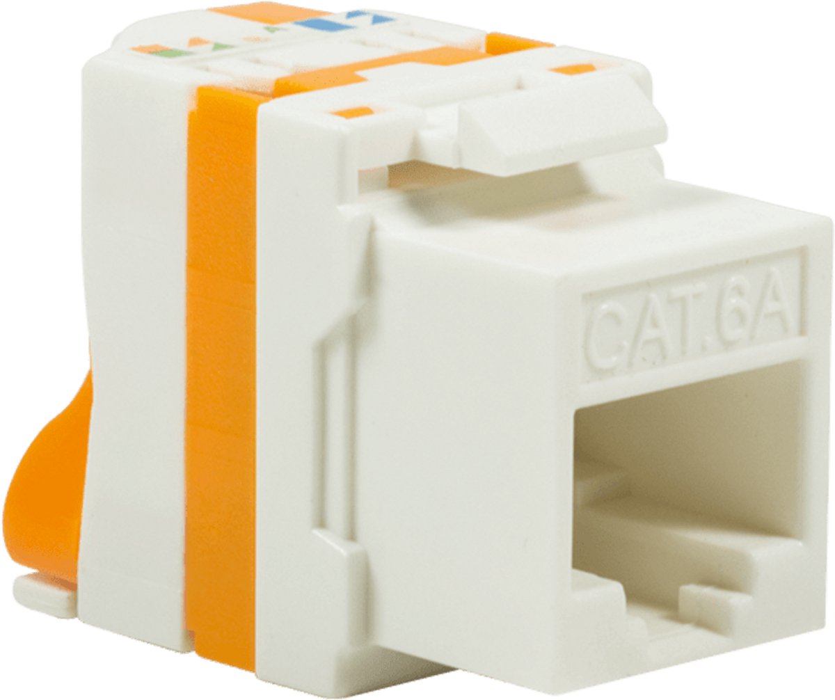 DSIT CAT6a UTP Keystone Connector - Toolless Twist