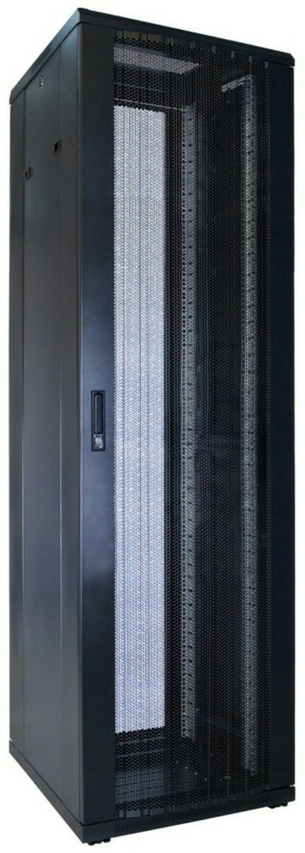 Image of DSIT 42U serverkast met geperforeerde deur 600x600x2000mm (BxDxH) - serverbehuizing - serverrack - 19 inch